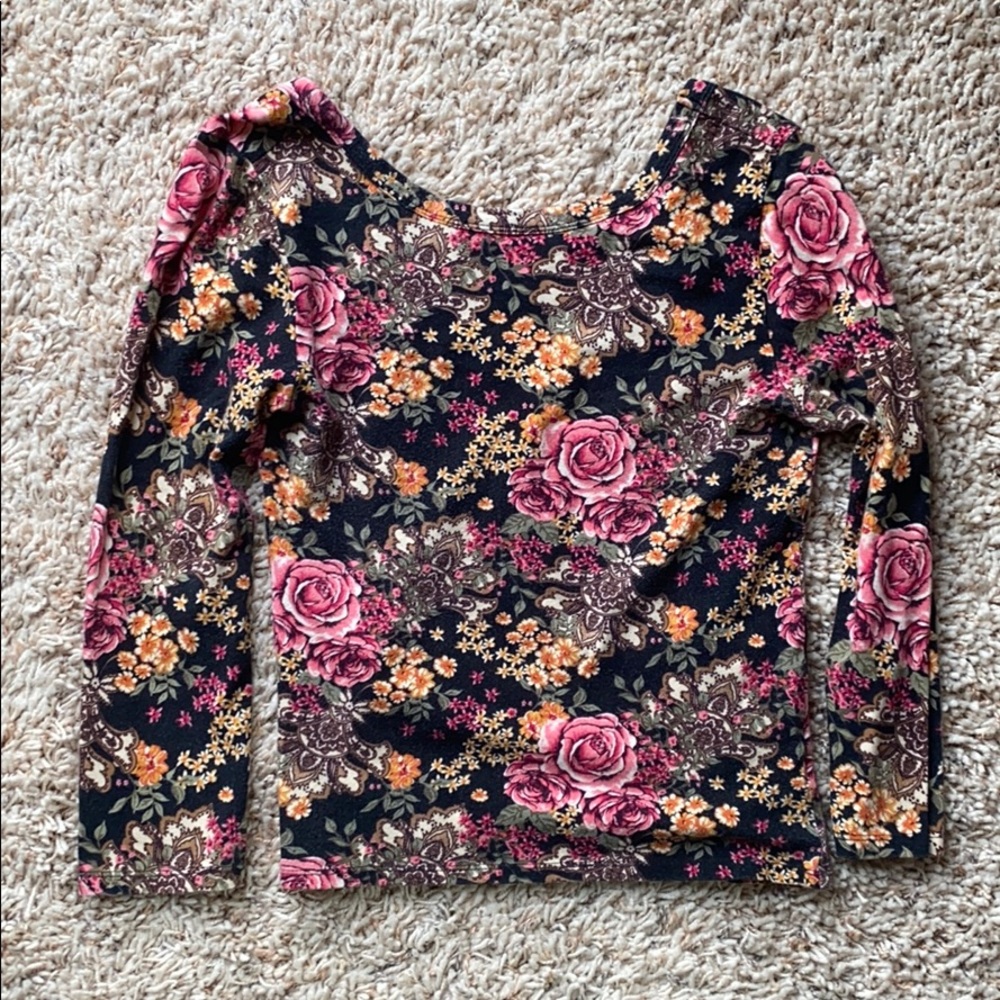 Floral midi top